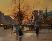 Quai de Montebello, Notre Dame - 爱德华·科尔特斯